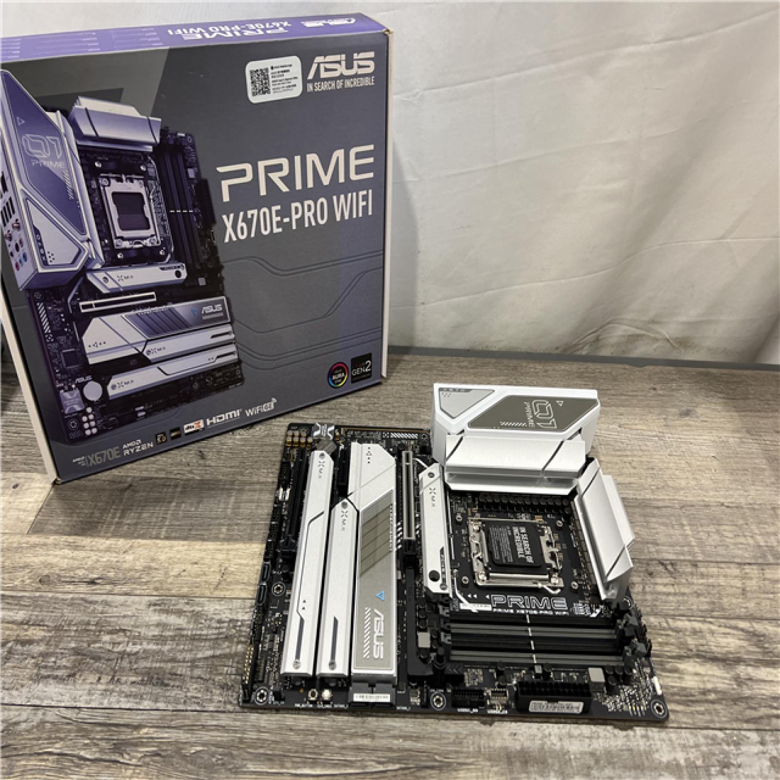 AS-IS ASUS X670E-PRO Prime WIFI AMD AM5 ATX Motherboard