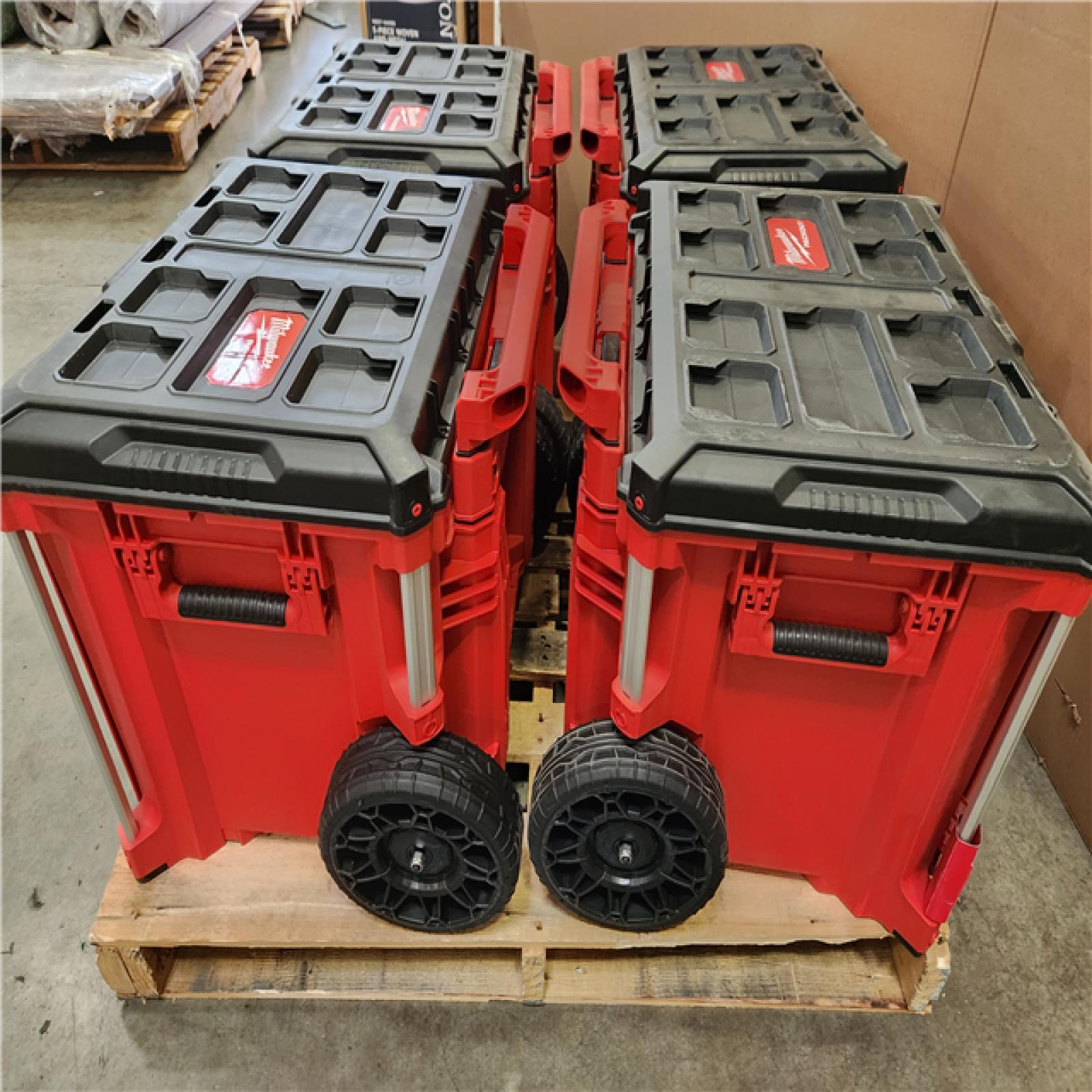 Phoenix NEW Milwaukee PACKOUT 19 in. Rolling Drawer Tool Box Pallet (4-Tool Boxes)