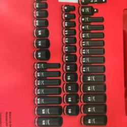 Phoenix NEW Milwaukee SHOCKWAVE 3/8 in. Drive SAE and Metric 6 Point Impact Socket Set (43-Piece) (SEALED)