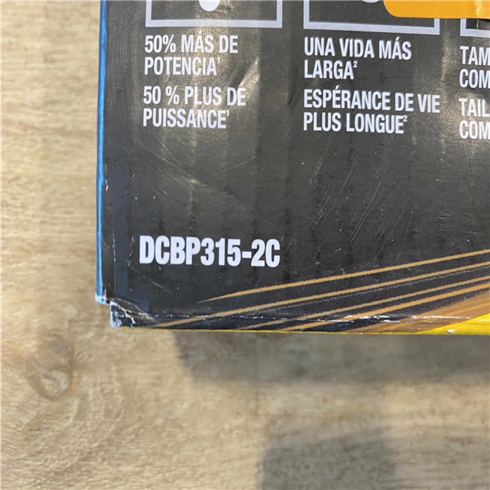 AS-IS DEWALT 20V MAX XR POWERSTACK Lithium-Ion Battery Starter Kit with 5.0Ah and 1.7Ah Batteries and Charger