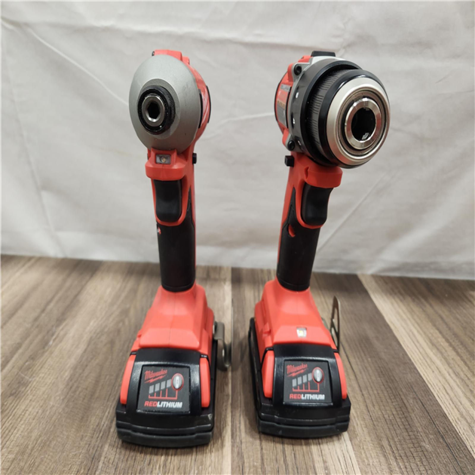 AS-IS- Milwaukee M18 Compact Brushless 2-Tool Combo Kit