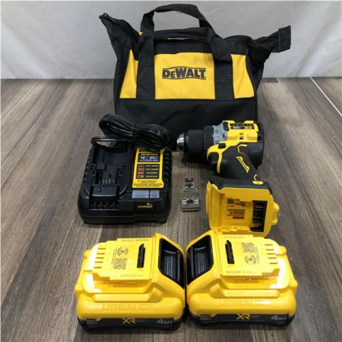 AS-IS DEWALT 20V XR Lithium-Ion Cordless Brushless 1/2 in. Drill/Driver Kit