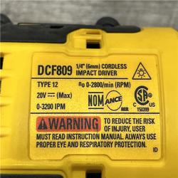 AS-IS DEWALT Atomic 20V Max Lithium-Ion Brushless Cordless Compact 1/4 in. Impact Driver Kit