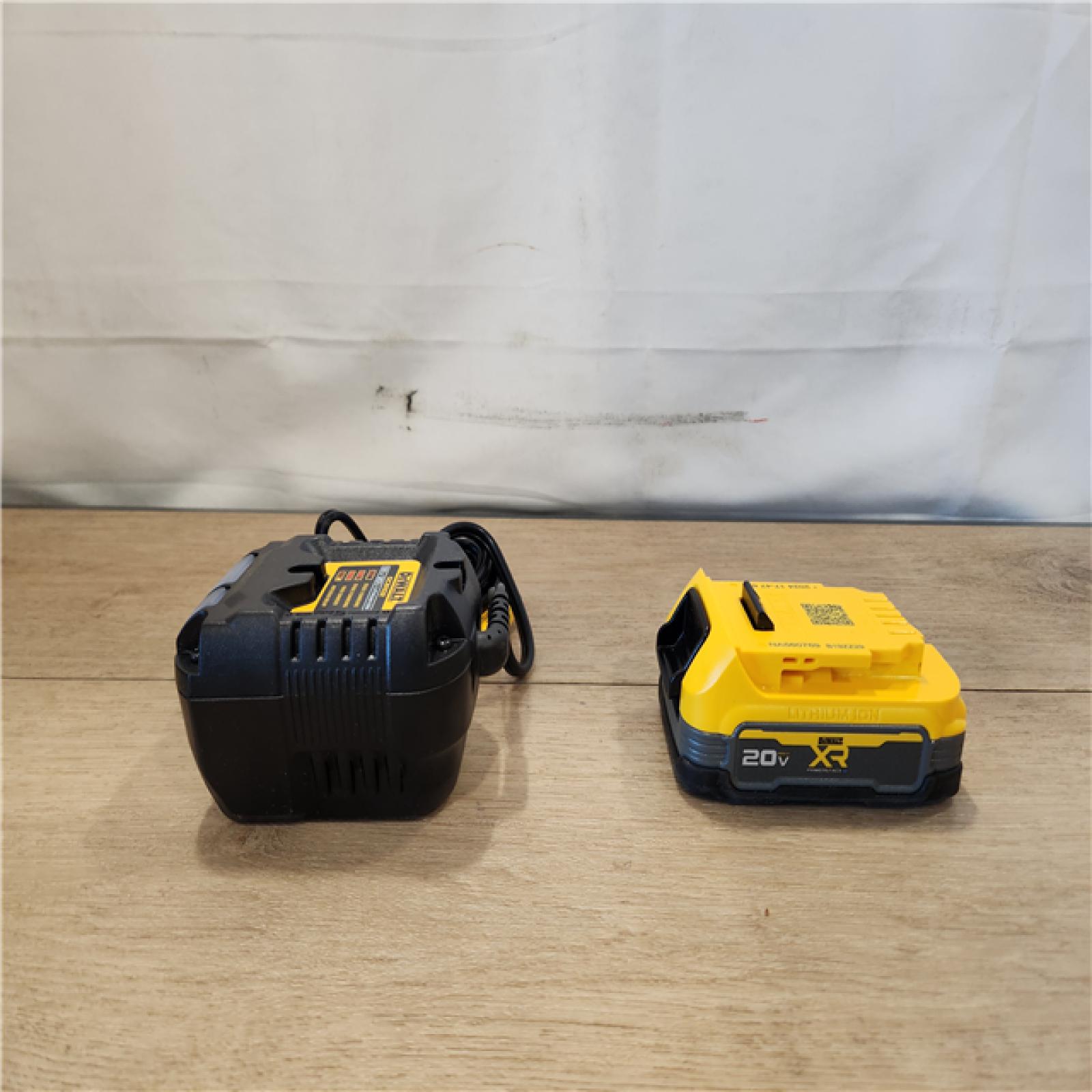 AS-IS- DEWALT 20V MAX XR POWERSTACK Lithium-Ion Battery Starter Kit