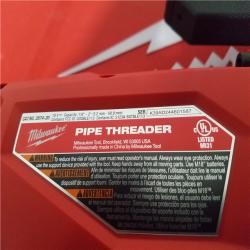 California NEW Milwaukee Pipe Threader  Includes (2) Batteries  Charger and Hard Case