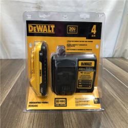 NEW- DEWALT 20-Volt MAX Lithium-Ion 4.0Ah Battery with 12-Volt to 20-Volt MAX Charger
