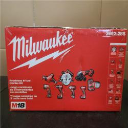 Phoenix NEW Milwaukee M18 18V Lithium-Ion Cordless Combo Kit (8-Tool) with (4) Batteries  Charger and Tool Bag SEALED