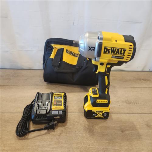 AS-IS- DEWALT 20V MAX Lithium-Ion Cordless 1/2 in. Impact Wrench Kit