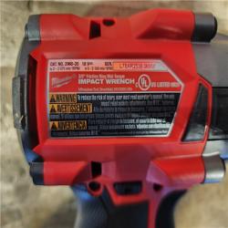 HOUSTON LOCATION - AS-IS Milwaukee FUEL GEN-2 18V Lithium-Ion Mid Torque Brushless Cordless 3/8 in. Impact Wrench with Friction Ring (Tool-Only)