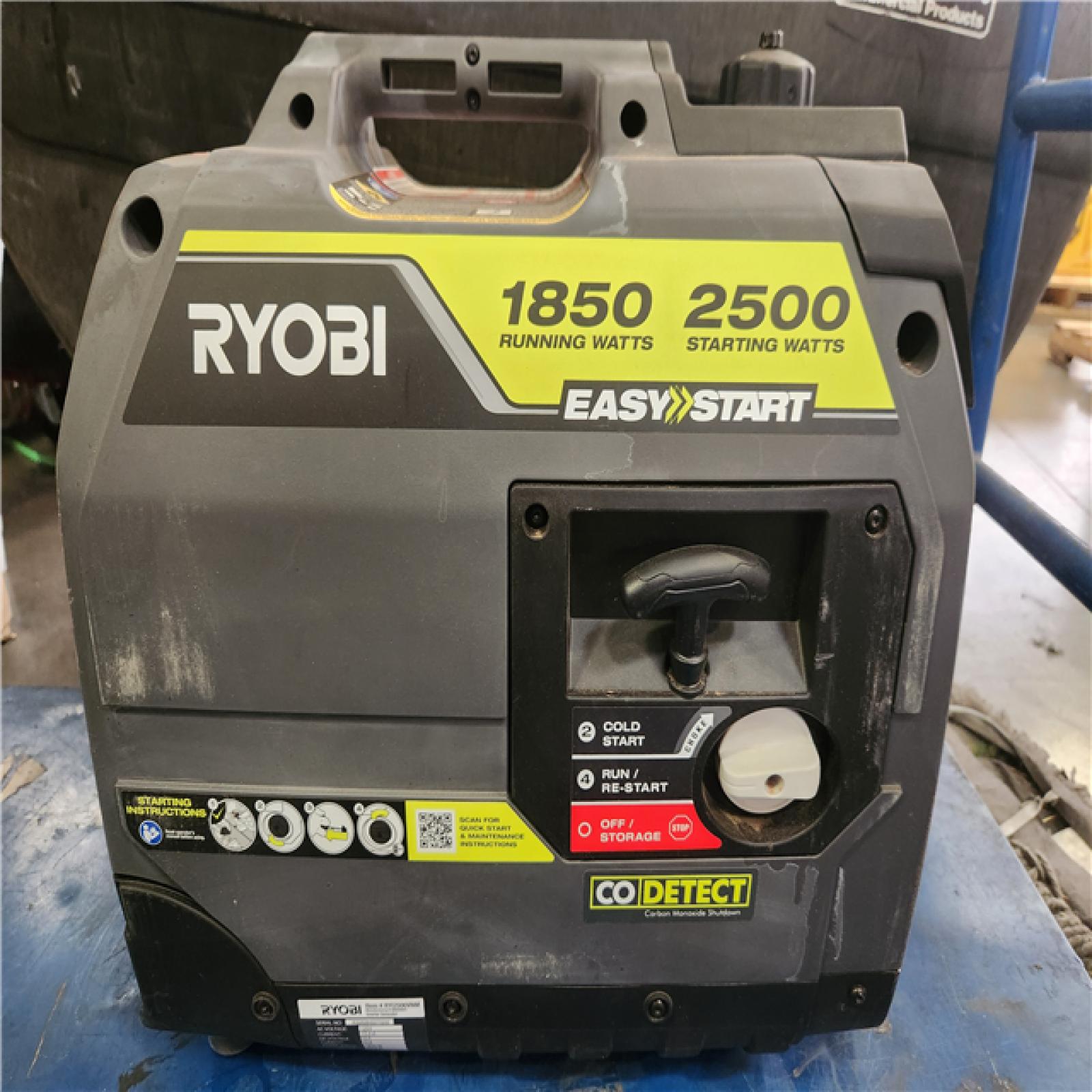 Phoenix AS-IS RYOBI 2500-Watt Recoil Start Gas Powered Inverter Generator with CO Shutdown