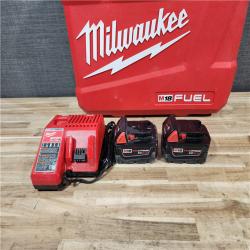 HOUSTON LOCATION - AS-IS Milwaukee FUEL 18V Lithium-Ion Brushless Cordless Hammer Drill and Impact Driver Combo Kit