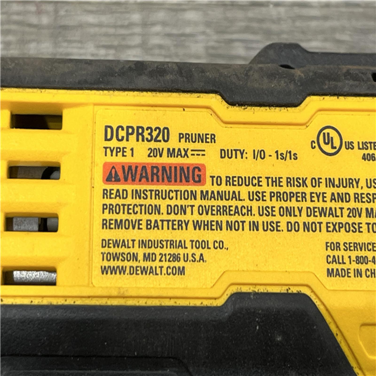 AS-IS DEWALT 20V MAX Cordless Pruner Kit