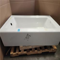 Phoenix AS-IS KOHLER Bellwether 60 in. x 32 in. Soaking Bathtub with Left-Hand Drain in White