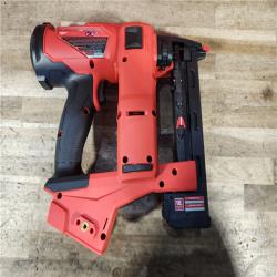 HOUSTON LOCATION - AS-IS (APPEARS LIKE NEW) Milwaukee FUEL 18-Volt Lithium-Ion Brushless Cordless 18-Gauge 1/4 in. Narrow Crown Stapler (Tool-Only)