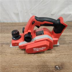 AS-IS Milwaukee M18 18-Volt Lithium-Ion Cordless 3-1/4 in. Planer (Tool-Only)