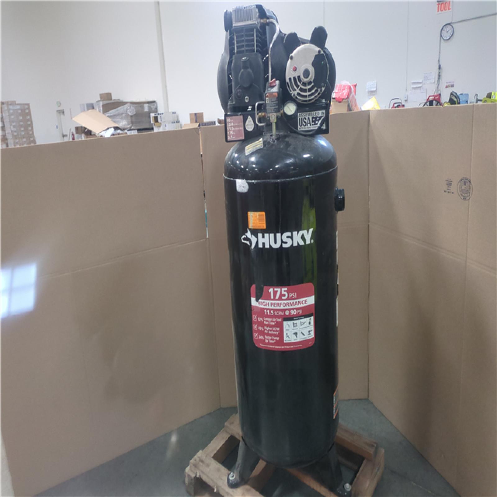 CALIFORNIA AS-IS Husky 60 Gallon Air Compressor