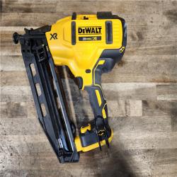 HOUSTON LOCATION - AS-IS DeWalt 20V 16 Gauge Cordless Angled Finish Nailer Kit W/ 2Ah Battery