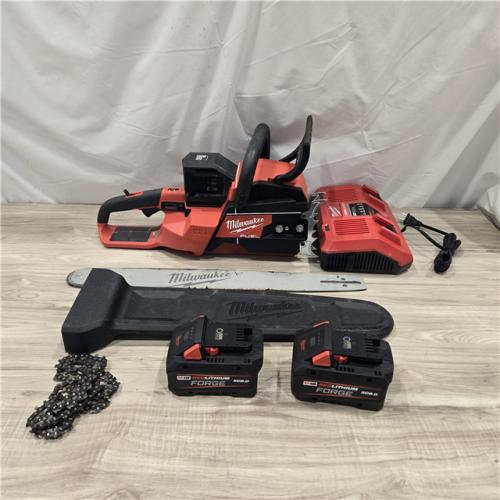 AS-IS Milwaukee M18 FUEL Cordless 20 in. Chainsaw Kit
