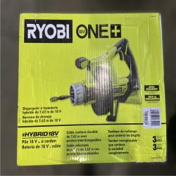 NEW! - RYOBI ONE+ 18V Hybrid Drain Auger (Tool Only)