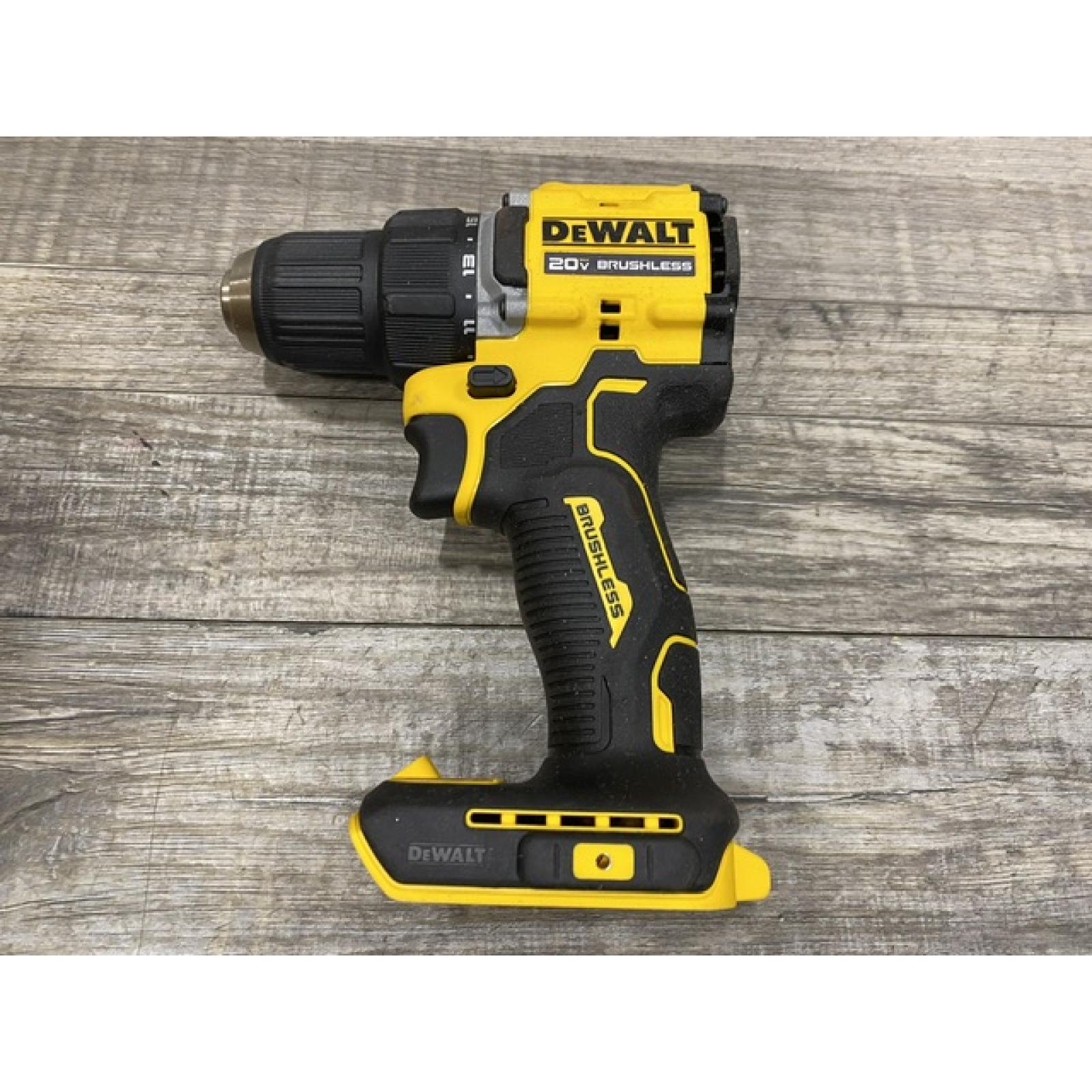 AS-IS DEWALT Atomic 20V Lithium-Ion Cordless Compact 1/2 in. Drill/Driver Kit