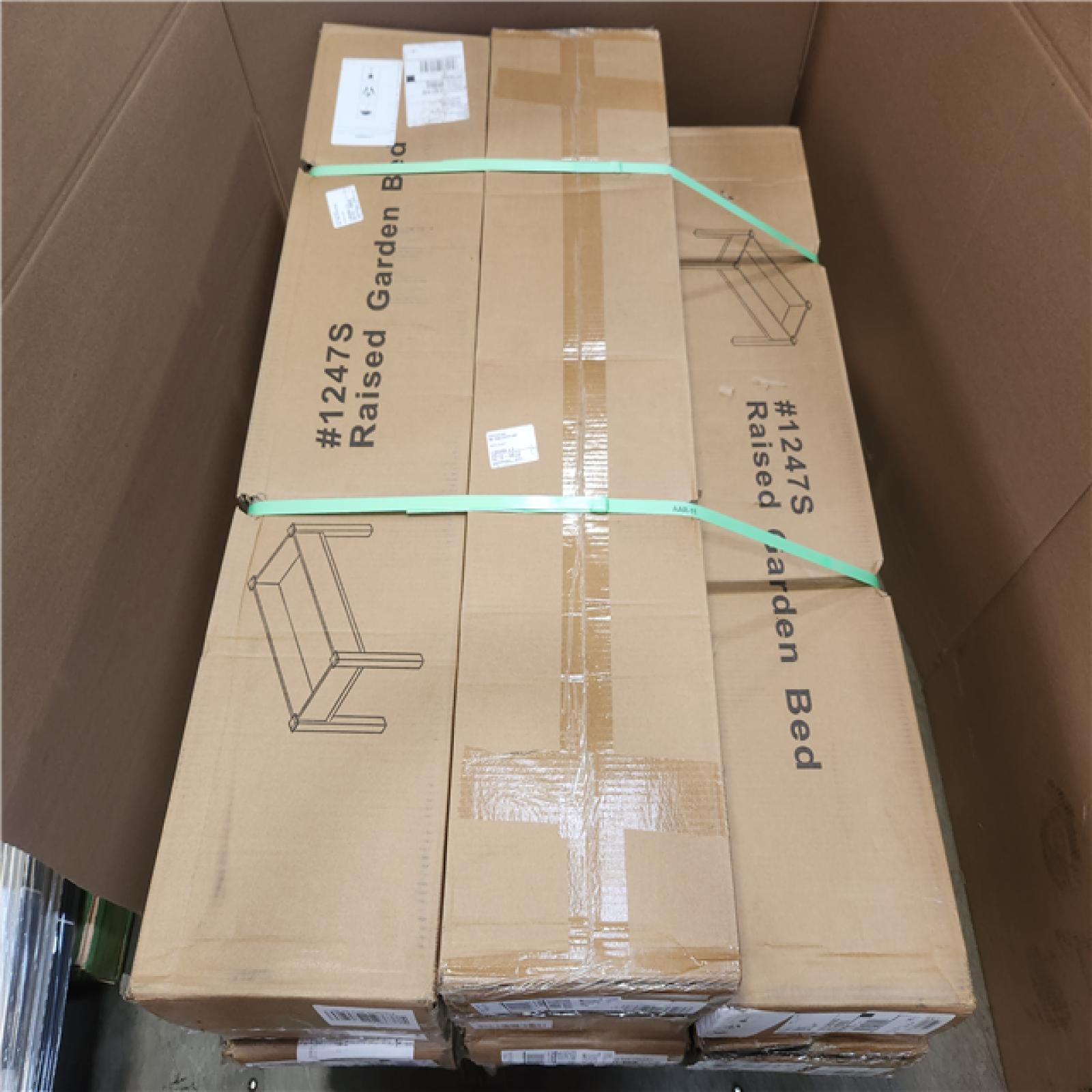 Phoenix NEW Garden Bed 48 in. x 24 in. x 30 in. Wood Raised Planter with Legs in Coffee Pallet (11-Boxes)