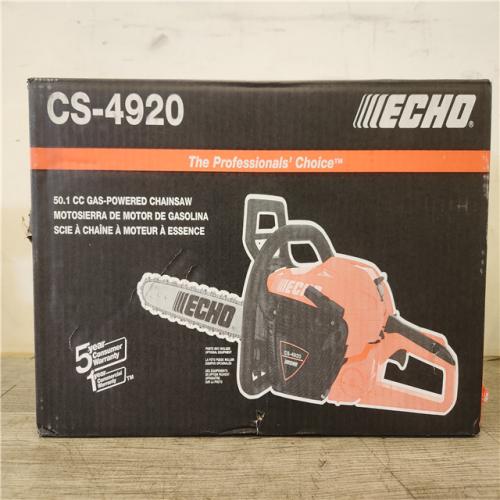 Phoenix NEW ECHO 20 in. 50.1 cc 2-Stroke Gas Rear Handle Chainsaw