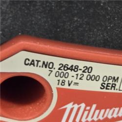 AS-IS Milwaukee 2648-20 - M18 18V 7000-12000 Opm Cordless Random Orbital Sander (Tool-Only)