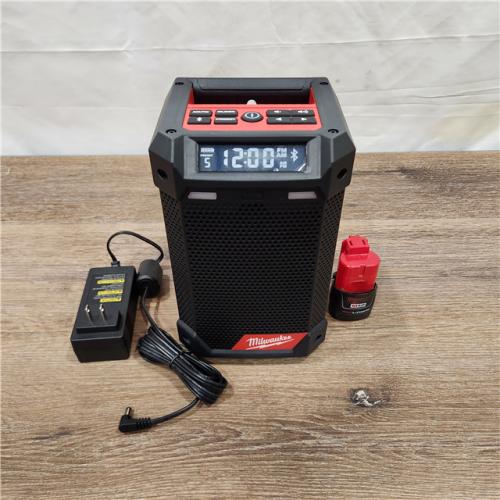 AS-IS Milwaukee 2951-20 M12 12V Bluetooth Speaker Radio/Charger - Bare Tool