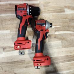 HOUSTON LOCATION - AS-IS Milwaukee 18-Volt Lithium-Ion Brushless Cordless Compact Hammer Drill/Impact Combo Kit