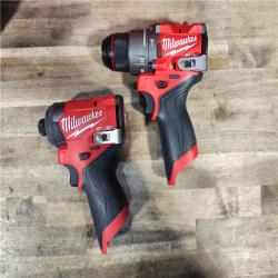 HOUSTON LOCATION - AS-IS Milwaukee 3497-22 12V Brushless Hammer Drill and Impact Driver Combo Kit