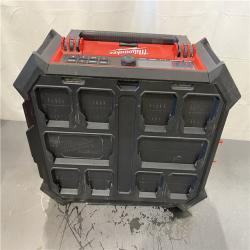 AS-IS - Milwaukee M18 Lithium-Ion Cordless PACKOUT Radio/Speaker with Built-In Charger