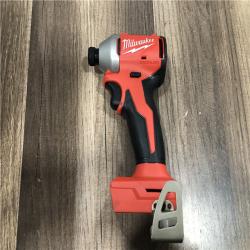 AS-IS Milwaukee 18V Lithium-Ion Brushless Cordless 1/4 in. Compact Impact Driver (Tool Only)