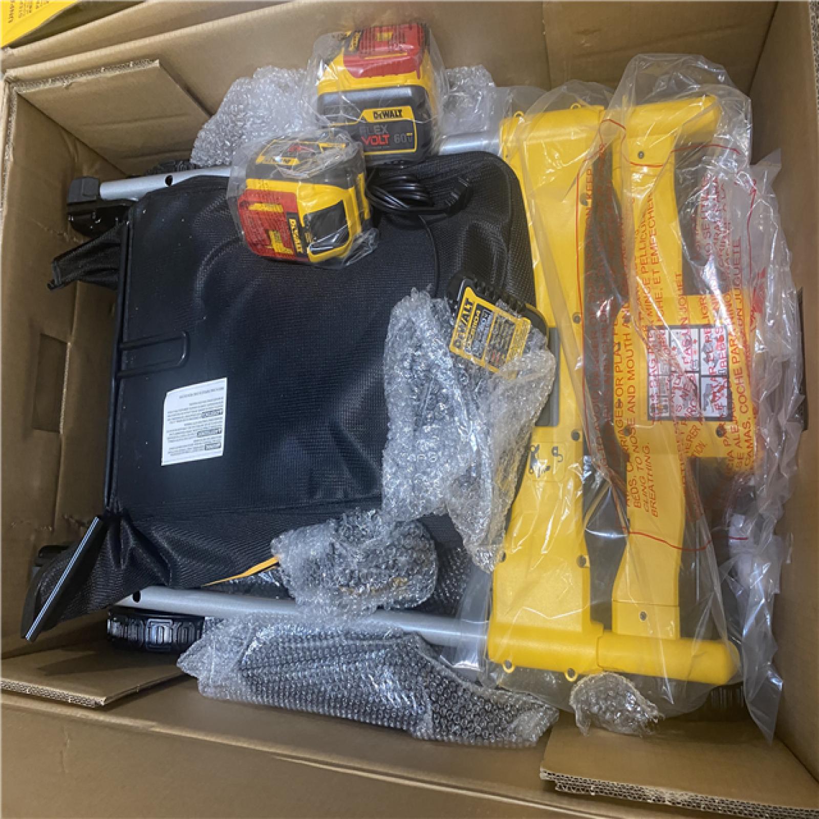 As-Is- FLEXVOLT 2x60V MAX 21 in. Cordless Battery Powered Self Propelled Lawn Mower Kit with  12.0 Ah Batteries and Chargers