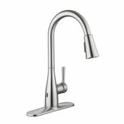 Phoenix Location Lot of (3) NEW Glacier Bay Sadira Touchless Single Handle Pull-Down Sprayer Kitchen Faucet with TurboSpray and FastMount in Stainless Steel