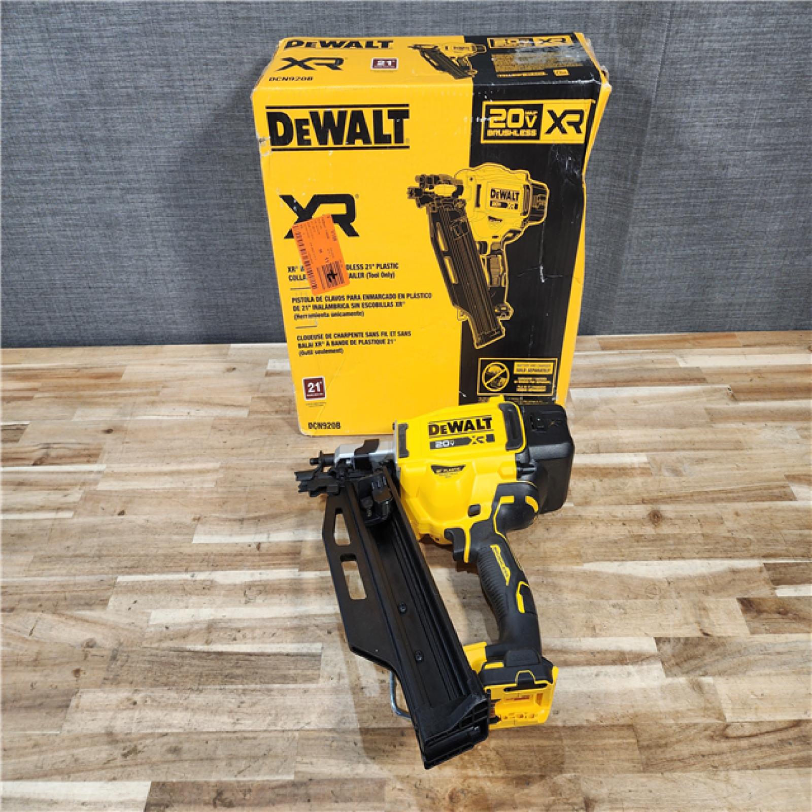 HOUSTON LOCATION - AS-IS DEWALT 20-Volt 21° Cordless Framing Nailer (Tool-Only)