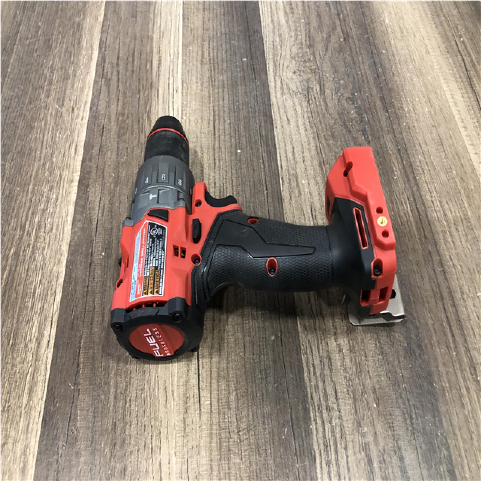 AS-IS Milwaukee FUEL 18V Lithium-Ion Brushless Cordless 1/2 in. Hammer Drill/Driver (Tool-Only)