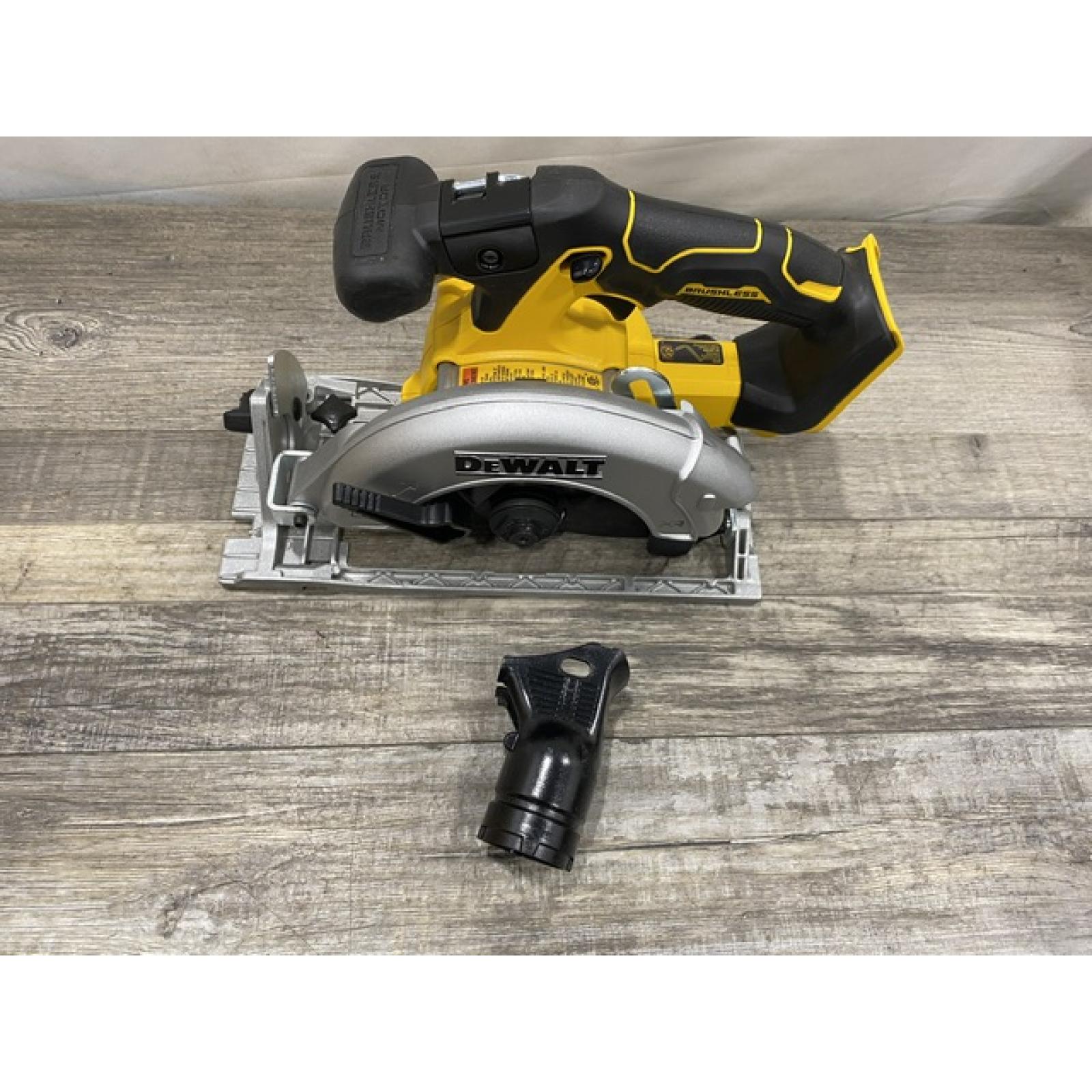 AS-IS DEWALT 20V MAX Cordless Brushless 6-1/2 in. Sidewinder Style Circular Saw (Tool Only)