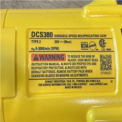 AS-IS DEWALT 20V MAX Cordless Reciprocating Saw (Tool Only)