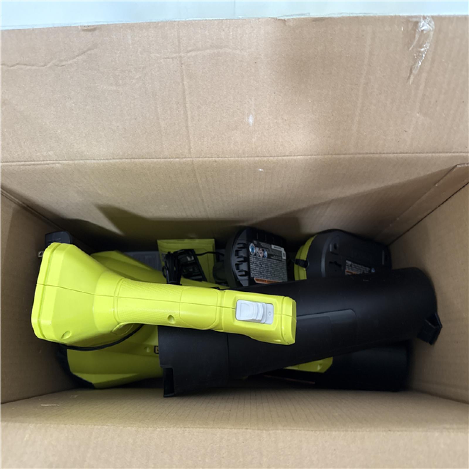 California NEW Ryobi One+ 18V  250 CFM Blower Kit  Includes (1) Battery & Charger