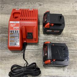 AS-IS Milwaukee 18-Volt Lithium-Ion XC Starter Kit with Two 5.0Ah Batteries and Charger