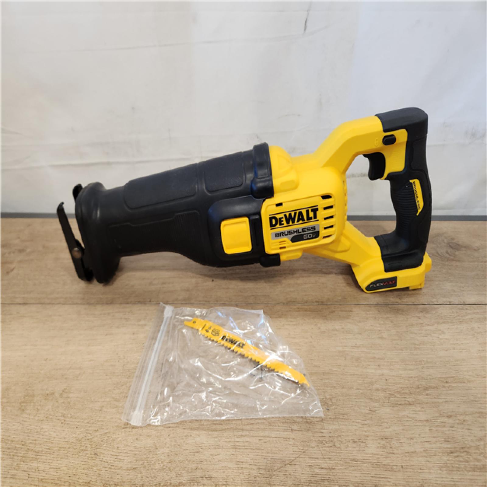 AS-IS- DEWALT FLEXVOLT 60V MAX Cordless Brushless Reciprocating Saw (Tool Only)