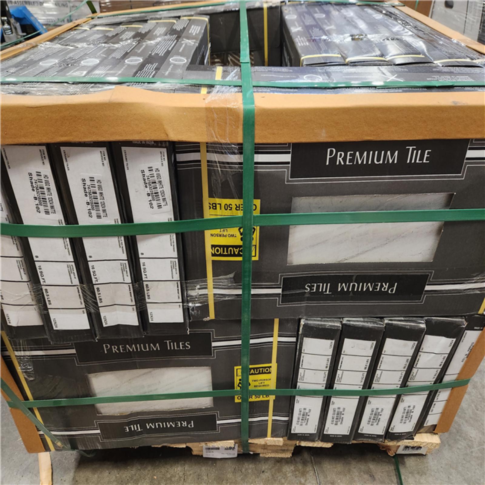 Phoenix NEW TrafficMaster Vigo White 12 in. x 24 in. Matte Ceramic Marble Look Floor and Wall Tile (448 sq. ft. /28 Case)