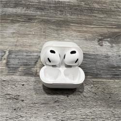 AS-IS Apple - AirPods (3rd generation) with Lightning Charging Case - White