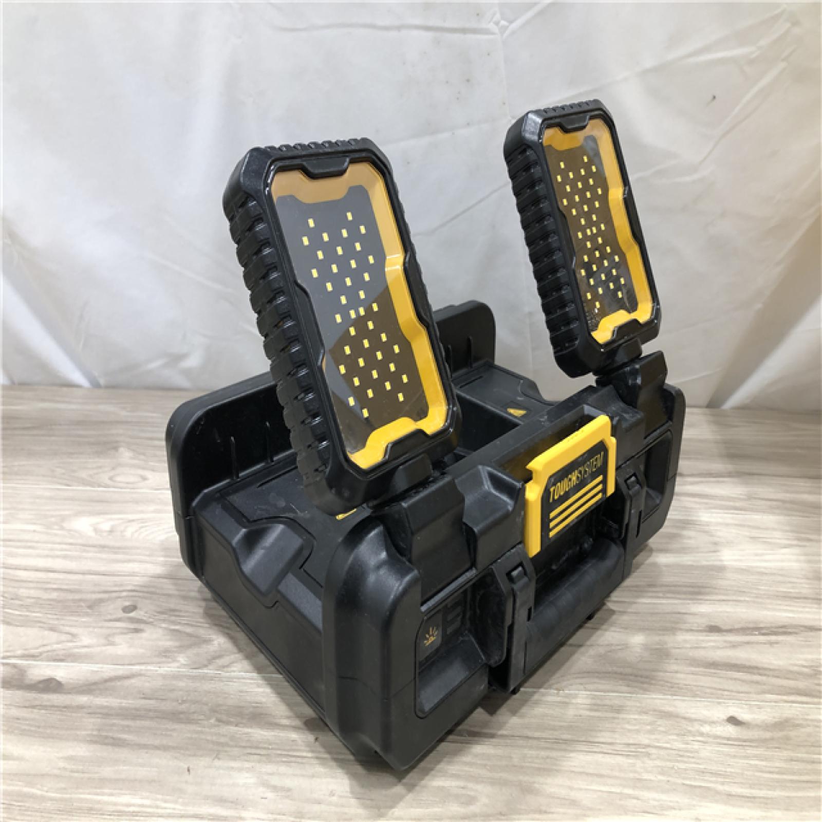 AS-IS DeWaltTough System 2.0 Flex Volt 20V/60V Cordless 4000 Lumen LED Adjustable Folding Panel Work Light