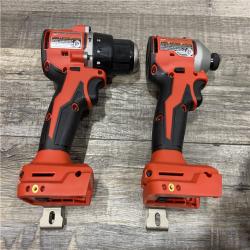 AS-IS Milwaukee 18-Volt Lithium-Ion Brushless Cordless Compact Hammer Drill/Impact Combo Kit