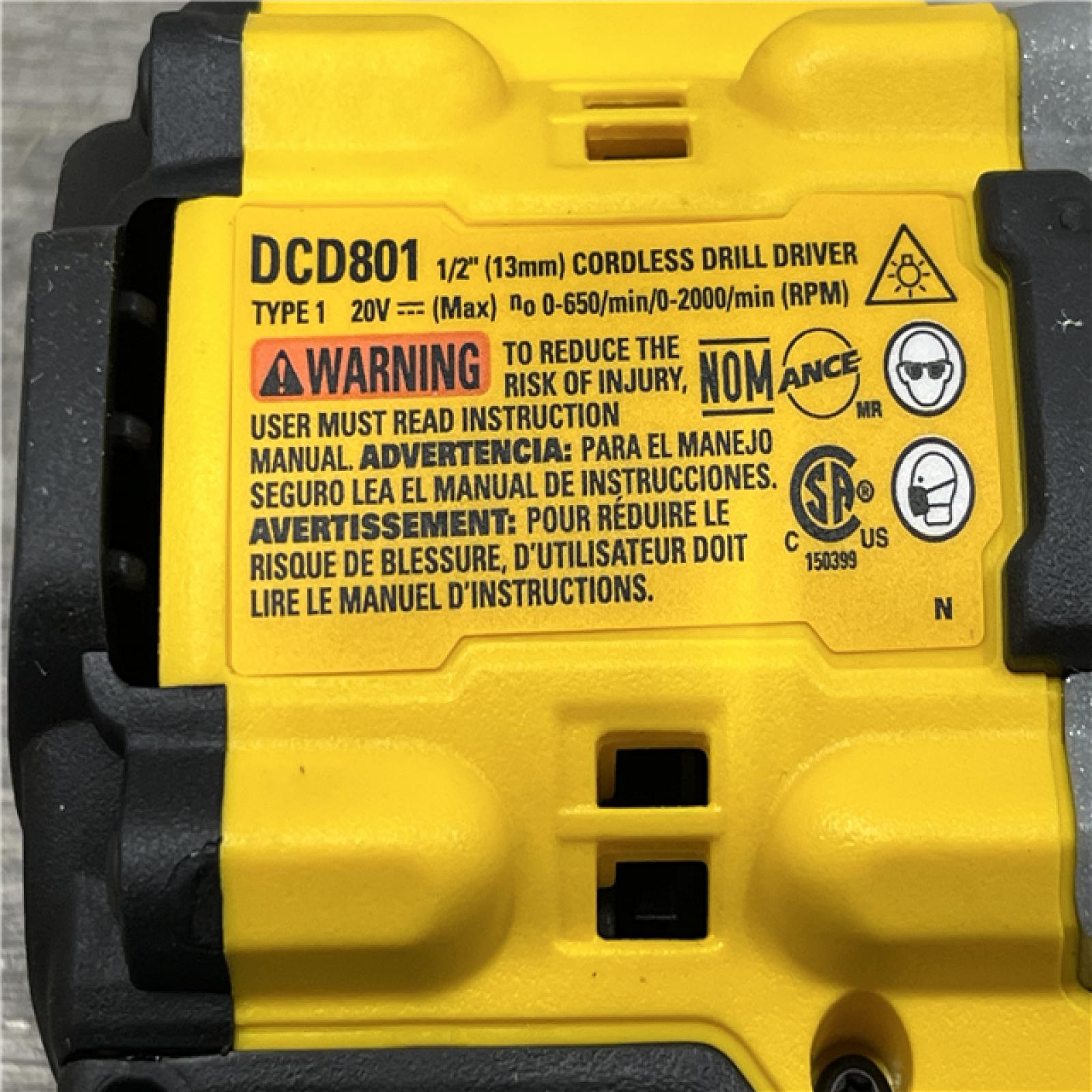 AS-IS DEWALT 20V MAX XR Brushless Cordless 1/2 in. Drill/Driver (Tool Only)