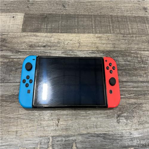 AS-IS Nintendo Switch -Neon Blue Joy-Con & Neon Red