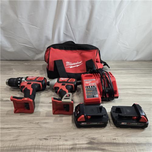 AS-IS Milwaukee 18V Cordless 2-Tool Drill/Driver and Impact Driver Kit