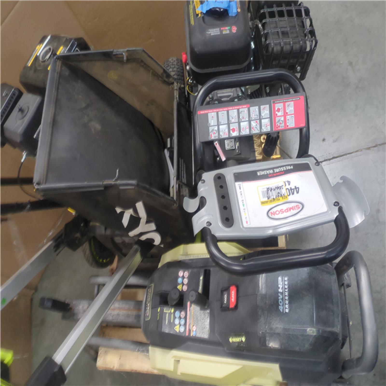 California AS-IS OUTDOOR POWER EQUIPMENT