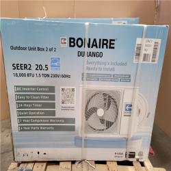 California NEW Bonaire Durango Split Air Conditioner (Damaged Boxes)